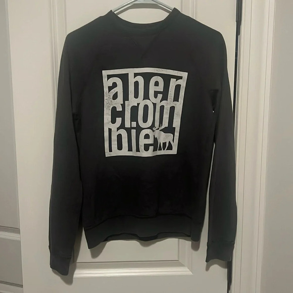 Abercrombie Kids size XL light sweater super soft dark grey Y2K - Picture 1 of 5